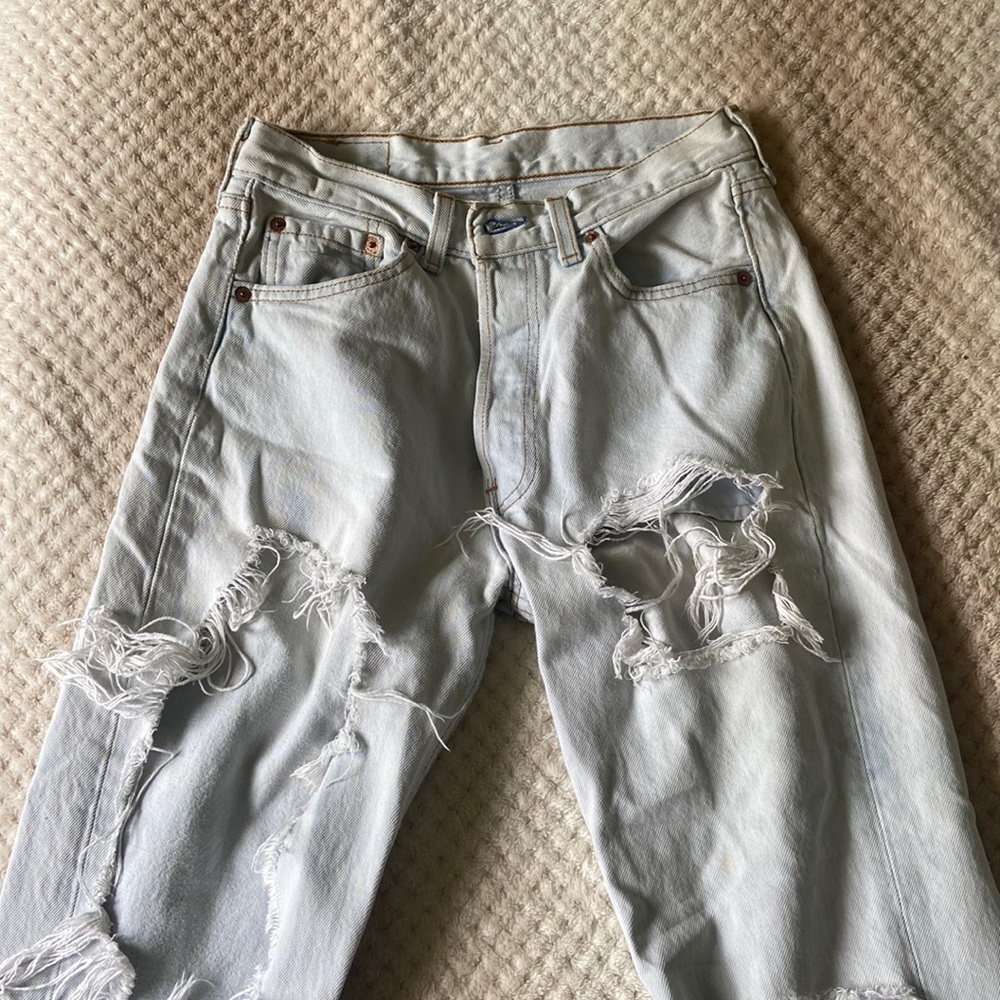Vintage distressed Levi pants